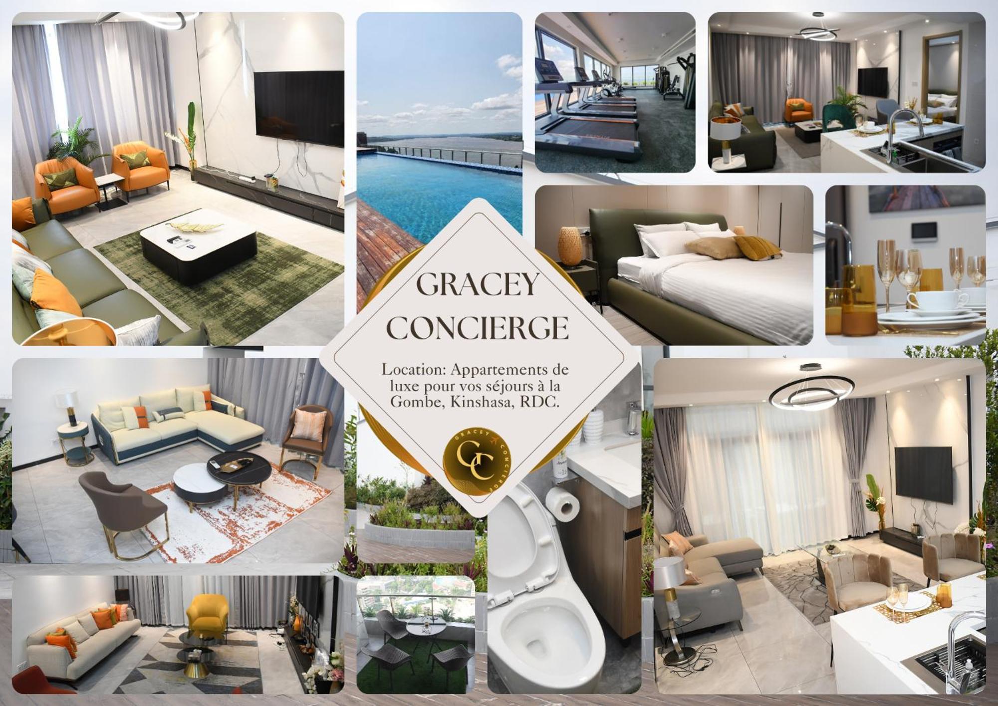 Gracey Concierge Apartments - Avenue Uvira Kinşasa Dış mekan fotoğraf